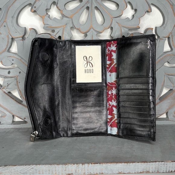 HOBO Black Leather Clutch - Picture 8 of 13